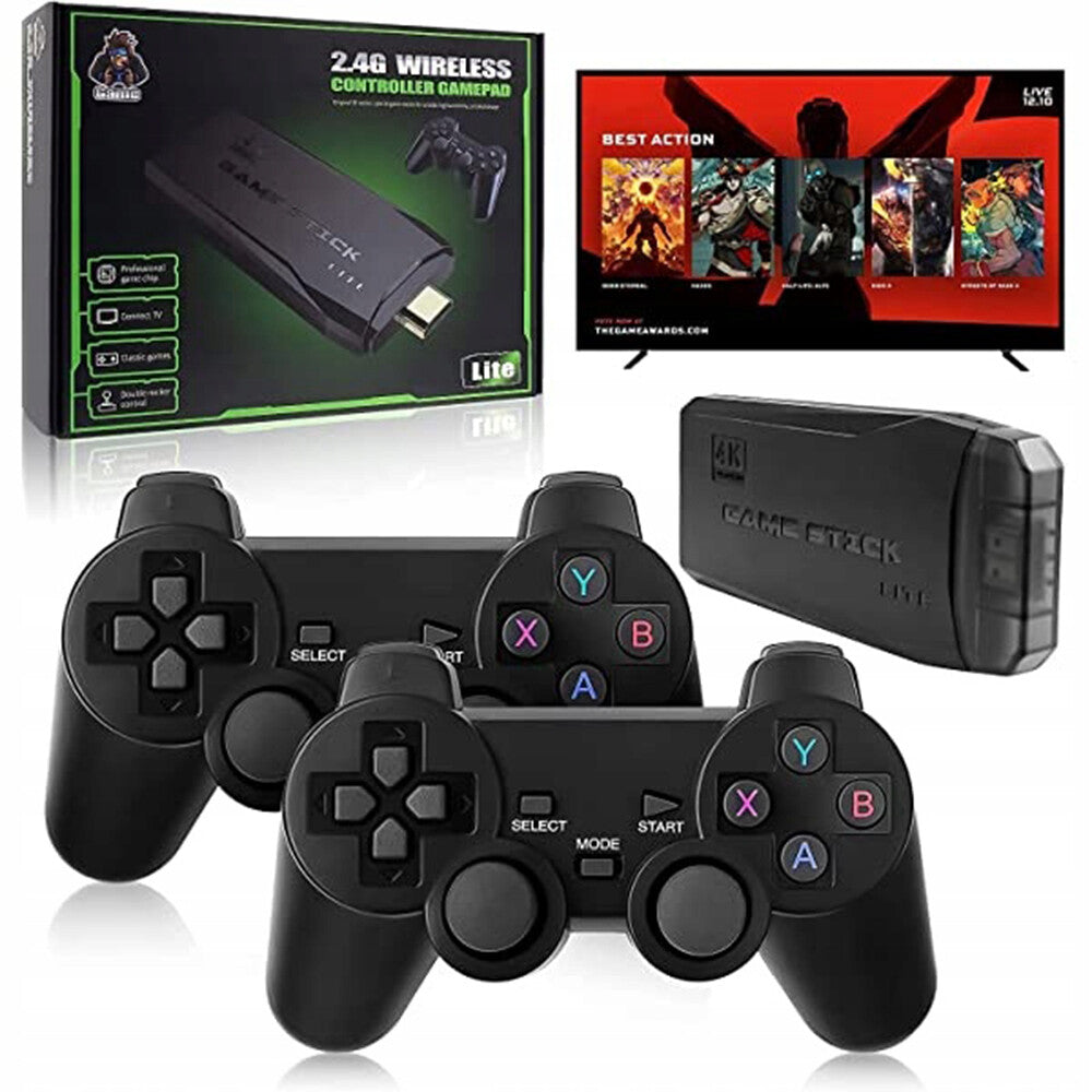 Retro Video Game Console 20,000+ Games 2 Wireless Controllers 4K HDMI Gaming