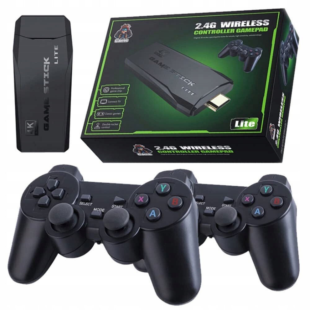 Retro Video Game Console 20,000+ Games 2 Wireless Controllers 4K HDMI Gaming