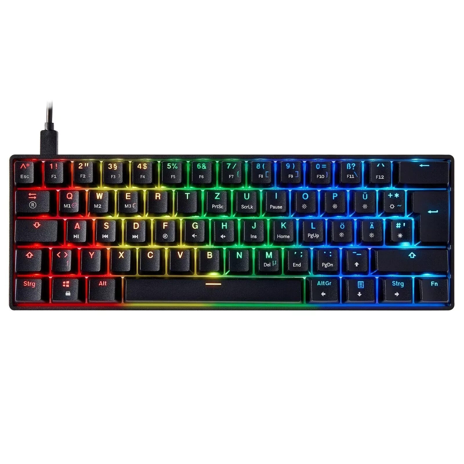 Mizar MZ60 LUNA Mechanical Gaming Keyboard | 60% Keyboard 62 Key ISO