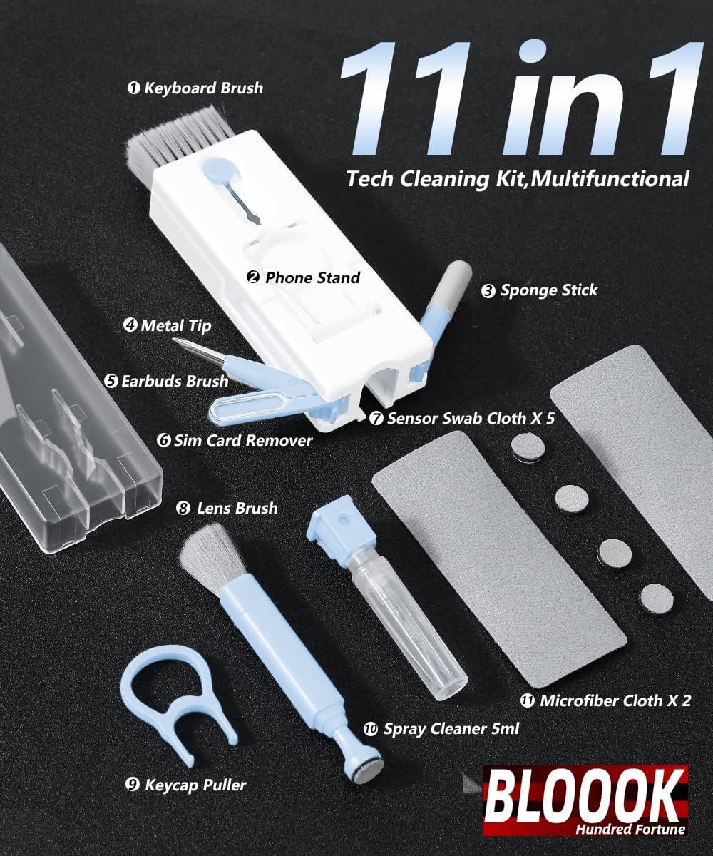 11-in-1 Gadget Cleaning Kit for Keyboards, Earbuds & LCD Screens, Versatile Tool
