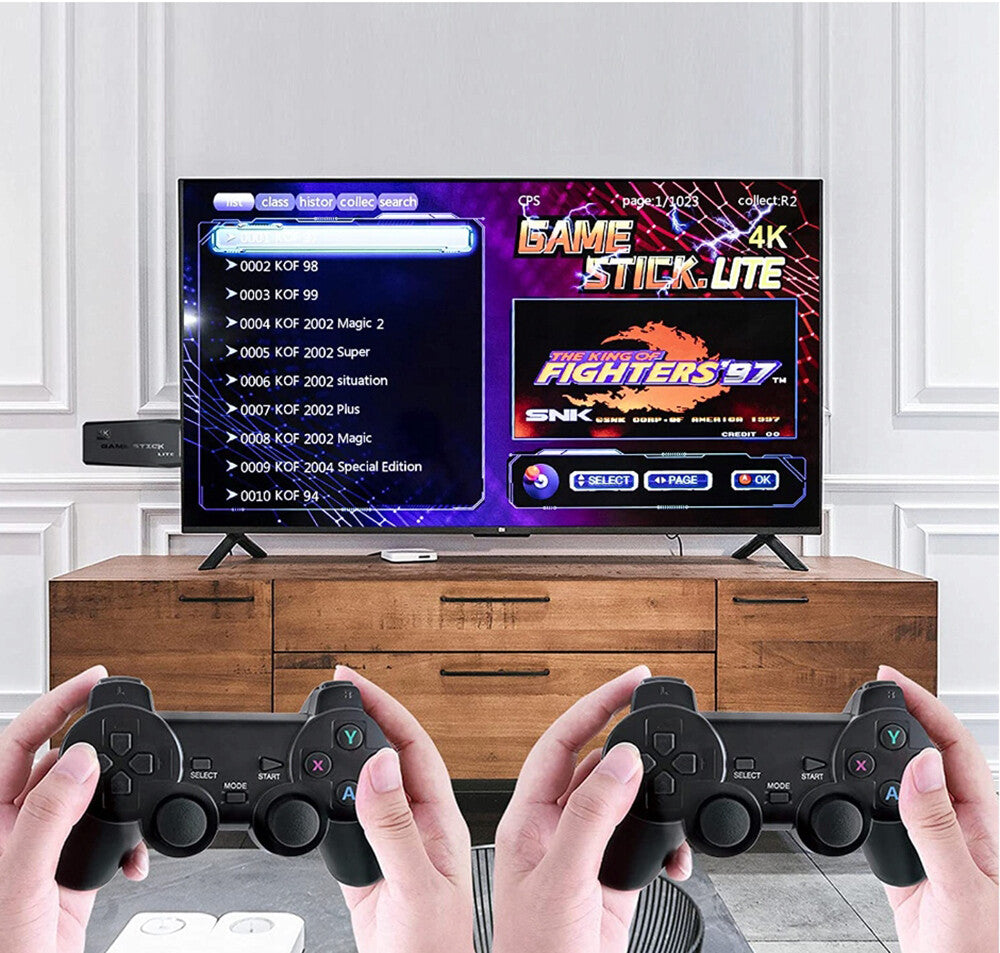Retro Video Game Console 20,000+ Games 2 Wireless Controllers 4K HDMI Gaming